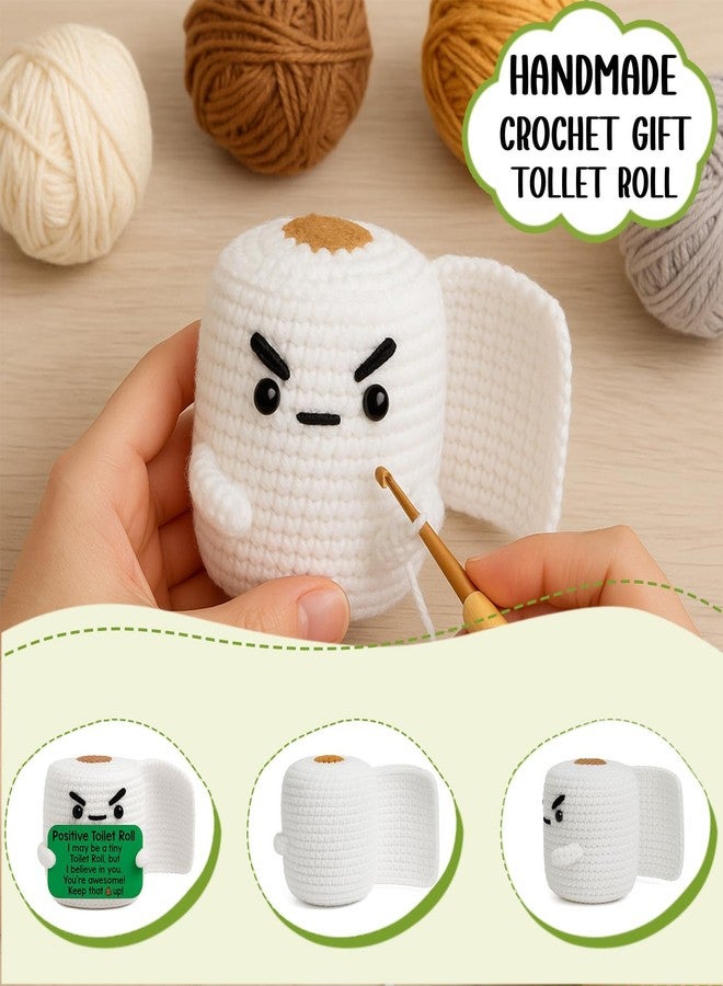 BharatBazaar Crochet Toys, Handmade Crochet Doll, Cute Desk Decoration for Office and Study Table, Emotional Support Gift, Compact Size 9x7 cm - Image 4