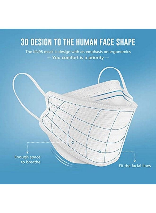 Shocknshop Nonwoven Fabric N95 Reusable Washable Face Mask Certified With Melt Blown 4 Layer For Men & Women Kf94 Masks (Black Grey White Without Valve Pack Of 6)  - Image 3