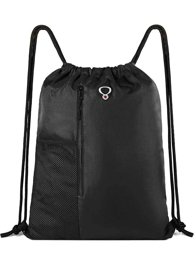 PROMASS Drawstring Sackpack Bag, Gymsack Bag With Pocket Gym Sports Bag Outdoor Exercise Running Swimming Backpack Unisex - Image 1