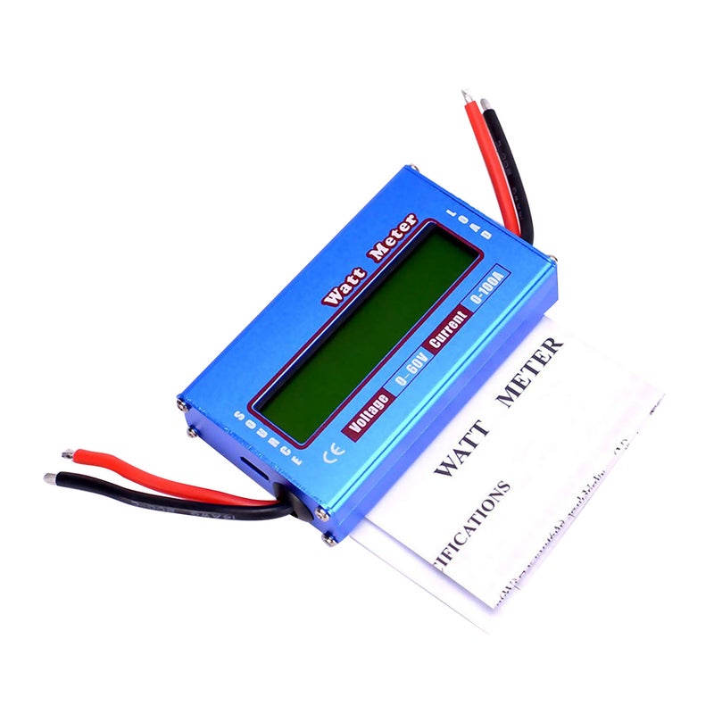 RC Watt Meter 100A Power Analyzer Digital LCD Balance Battery Voltage Checker - Image 5
