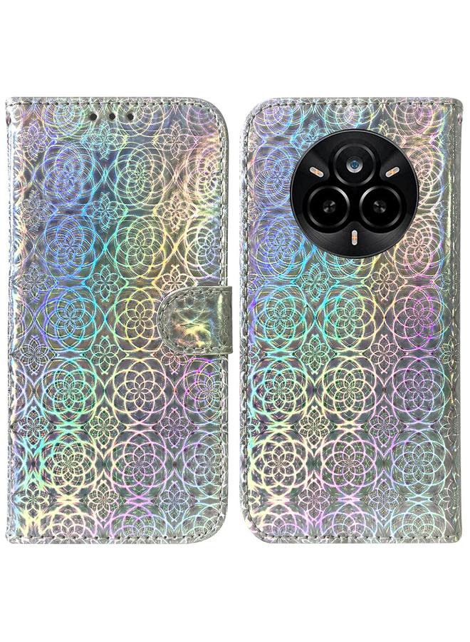 S-TOP Case For Realme 14 Pro Colorful Magnetic Buckle Leather Phone Case - Image 1