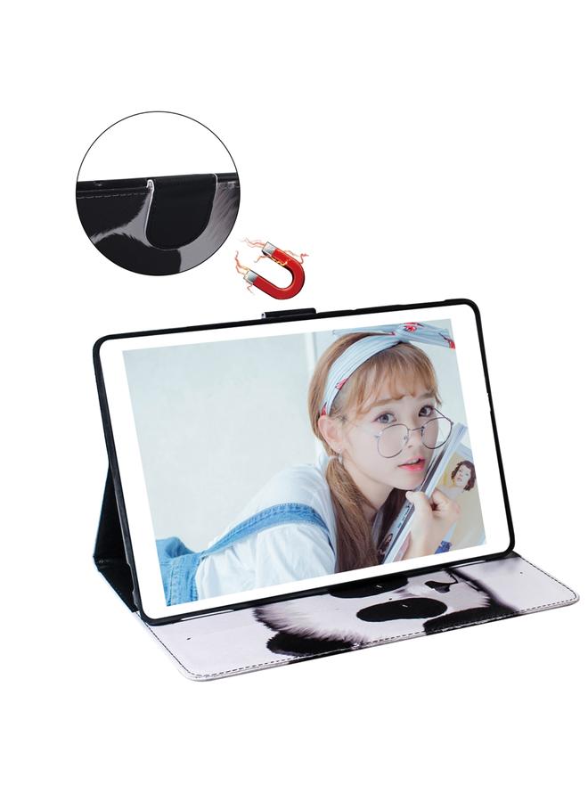 اس-توب جراب لجهاز Galaxy Tab S6 Lite P610 / P615، جراب جلدي أفقي قابل للطي برسومات ملونة مع حامل وفتحة للبطاقات ومحفظة - Image 5