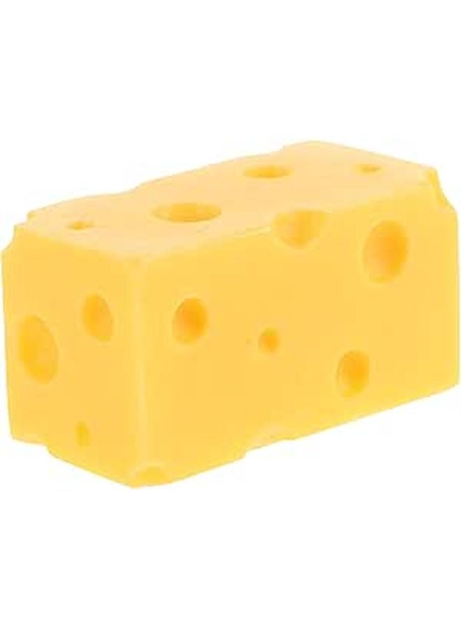 Simulated Cheese Model Faux Food Kitchen Decorative Prop Yellow - Image 1