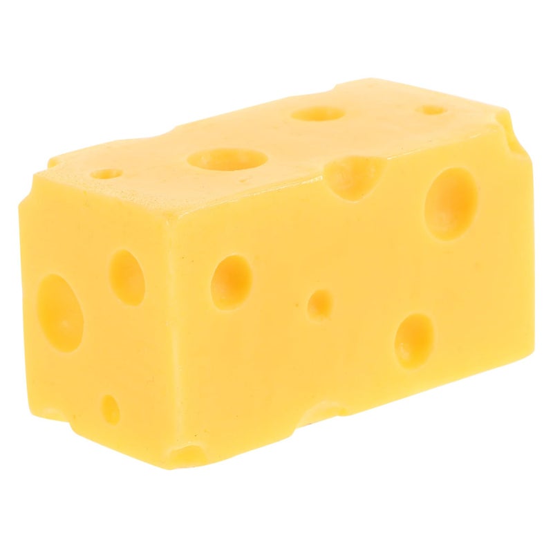 Simulated Cheese Model Faux Food Kitchen Decorative Prop Yellow - Image 2