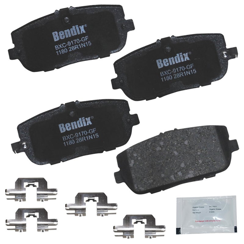 Bendix Priority1 CFC1180 Ceramic Rear Brake Pads for Fiat 124 Spider 2020-2017, Mazda MX-5 2020-2006, MX-5 Miata 2023-2006 - Image 5