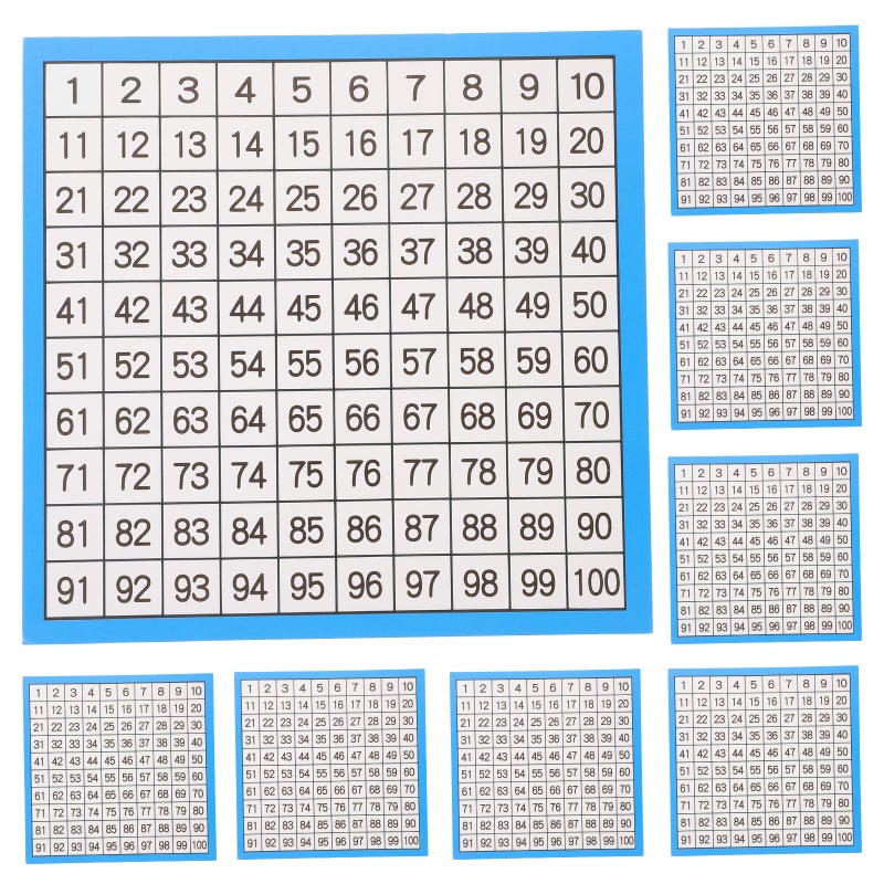 Number Chart for Kids, Educational Math Tool for Classroom Use, Durable Design - Image 1