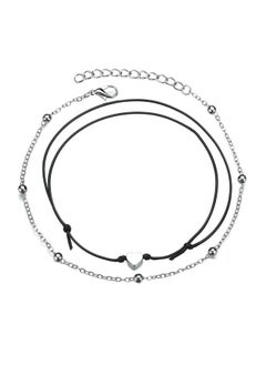 2-Piece Alloy Vogue Anklet Chain