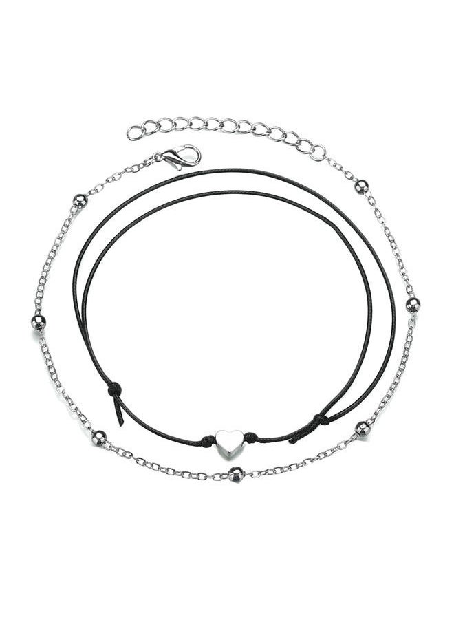 NIBEMINENT - 2-Piece Alloy Vogue Anklet Chain - Image 1
