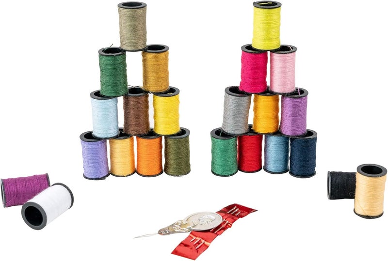 Singer 24-Piece Assorted Polyester Thread Set for Hand Sewing - Image 4