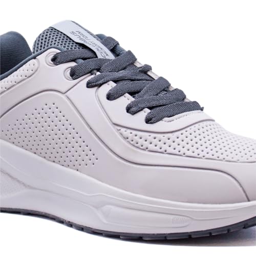 Columbus Sonatina Running Shoes|Walking Shoes| Training & Gym Shoe | Outdoors Shoe for Men L.Gray & D.Gry (08) - Image 4
