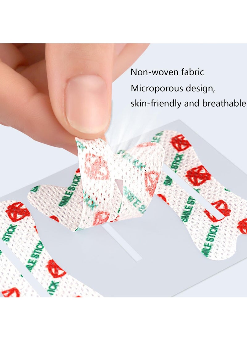 Excefore شريط الفم للنوم، 25 قطعة لمنع التنفس من الفم، شريط الفم للنوم، شريط النوم للتنفس من الفم لإيقاف الشخير بصوت عالٍ والتنفس من الفم أثناء النوم ليلاً - Image 4