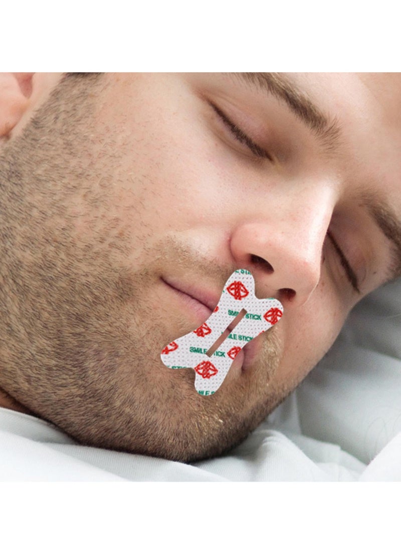 Excefore شريط الفم للنوم، 25 قطعة لمنع التنفس من الفم، شريط الفم للنوم، شريط النوم للتنفس من الفم لإيقاف الشخير بصوت عالٍ والتنفس من الفم أثناء النوم ليلاً - Image 2