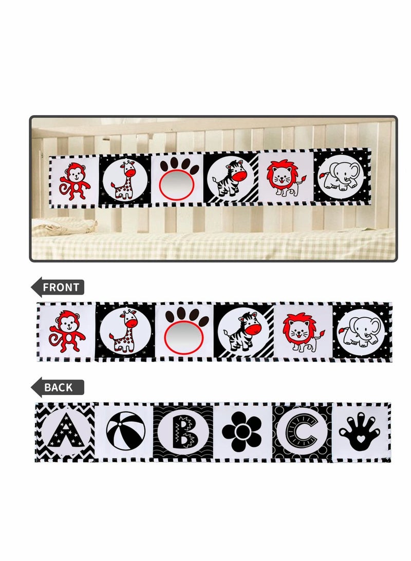 Y&D Baby Toys 0-6 Months, Black and White High Contrast Sensory, Three-Dimensional Can Be Bitten Tear Not Rotten Paper 0-3 Years Old Newborn  - Image 4