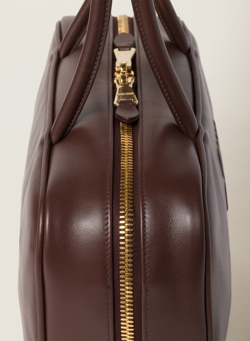 MIU miu Leather Beau Bag Shoulder Crossbody  - Image 5