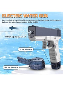 DMG Electric Water Gun Toy, 32ft Water Guns with Expansion, Automatic Electric Water Guns for Adults & Kids, Squirt Guns for Kids Swimming Pool Beach Outdoor Party Games (Blue) - pzsku/ZAF458A70009FCF4962C0Z/45/_/1689240612/4e2f9fc8-2dde-428f-b7d9-ab2c5c2c3a83