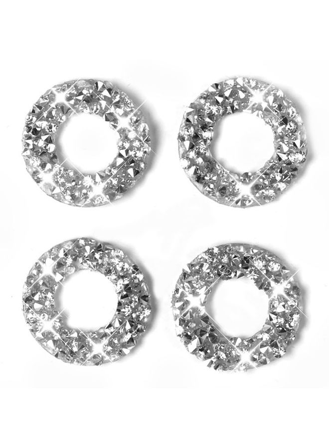 HuHa For Dodge Charger 2011-2014 Car Door Lock Ring Diamond Decorative Sticker, Left-hand Drive  - Image 2