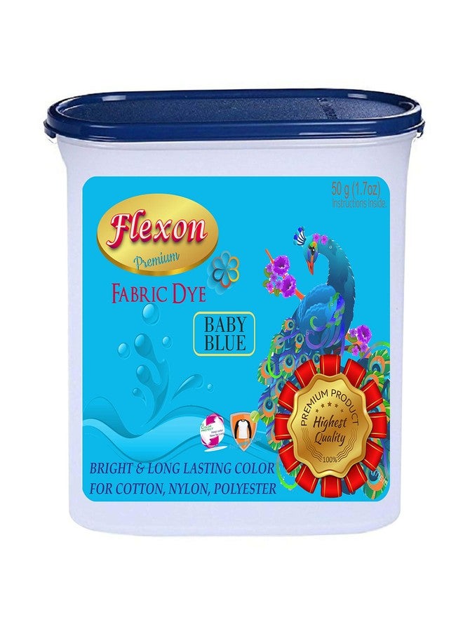Flexon Dye Powdered Fabric Dye (Baby Blue)- 50g - Image 1