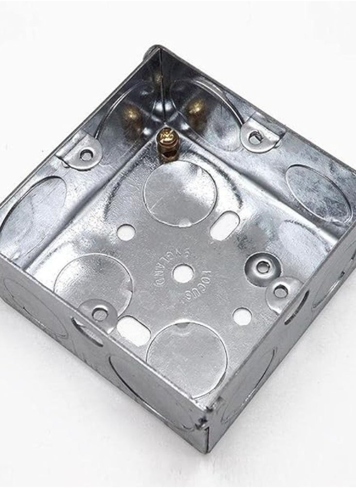 KNP KNP Electrical Back Deep Box 3x3 Inches in a Pack of 10 Provides a Secure and Durable Solution for Housing Electrical Switches Outlets and Other Devices.  - Image 1