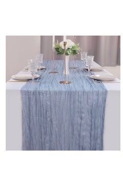 Generic Translucent Table Runner Chessian Tablecloth for Wedding Reception Bridal Shower Party Decoration Table Centerpiece 90400CM  - Image 1