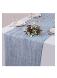 Generic Translucent Table Runner Chessian Tablecloth for Wedding Reception Bridal Shower Party Decoration Table Centerpiece 90400CM  - Image 2
