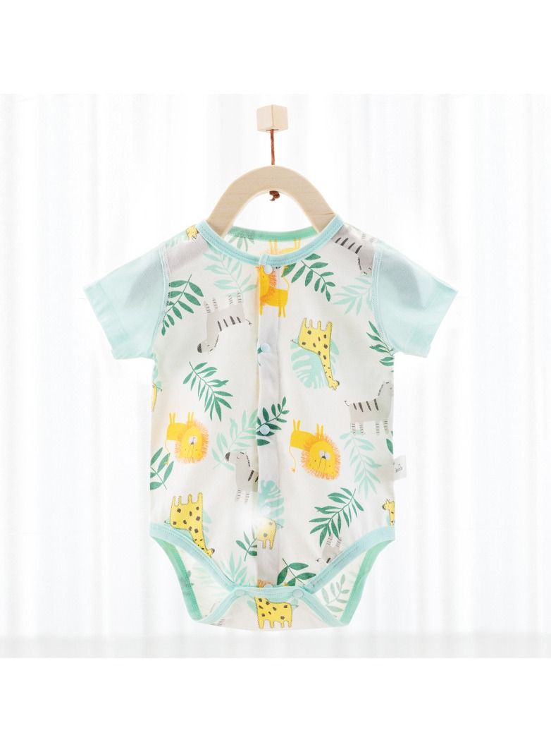 Loquat Baby Summer Short Sleeve Cute Comfortable Jumpsuit