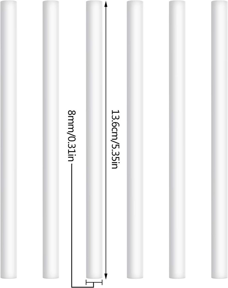 Mudder 24 pcs Humidifier Sticks Filter Refill 5.35''Mini Air Diffuser Pure Cotton Wicks Refill Humidifiers Filter Sticks Wicks for Small Portable Humidifier Diffuser in Office Bedroom Home - Image 2