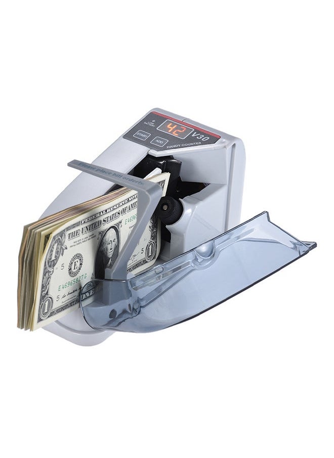 NIBEMINENT Mini Handy Bill Cash Counter Machine White 