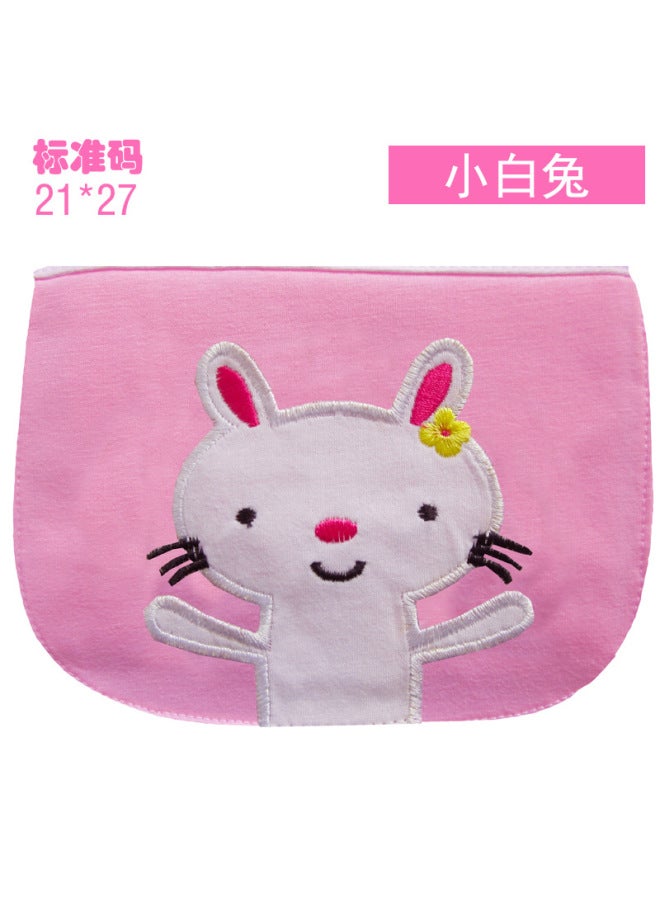 (optional) Four-layer Standard Size Three-dimensional Embroidery Cotton Sweat Absorbent Towel Pad Back Towel Sweat Absorbent Towel