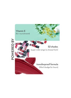SUGAR SUGAR Cosmetics Smudge Me Not Liquid Lipstick (51 Fine Wine (Burgundy Red))  - Image 3