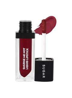 SUGAR SUGAR Cosmetics Smudge Me Not Liquid Lipstick (51 Fine Wine (Burgundy Red))  - Image 1