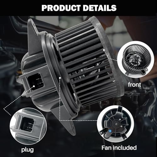 Aspligo 700095 AC Heater Blower Motor Fan Assembly Fit for Jeep Cherokee 1997-2001, for Jeep Wrangler 1999 2000 2001 4886150AA - Image 3