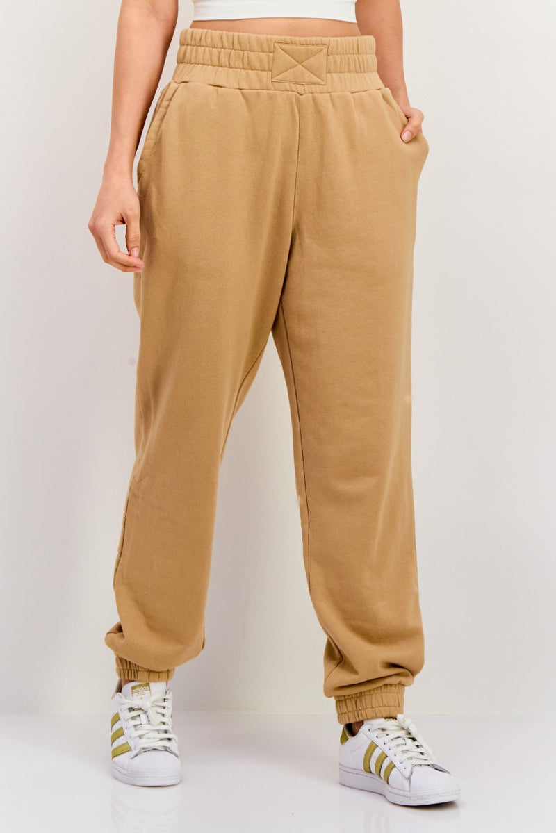 Hurley Women Sportswear Fit Training Sweatpants, Tan  - Image 1