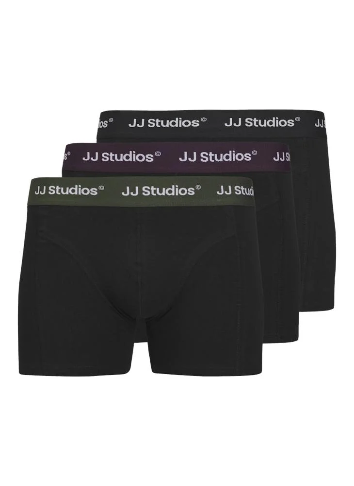 جاك اند جونز Jacsoho Jacsoho Solid 3 Pack Trunks