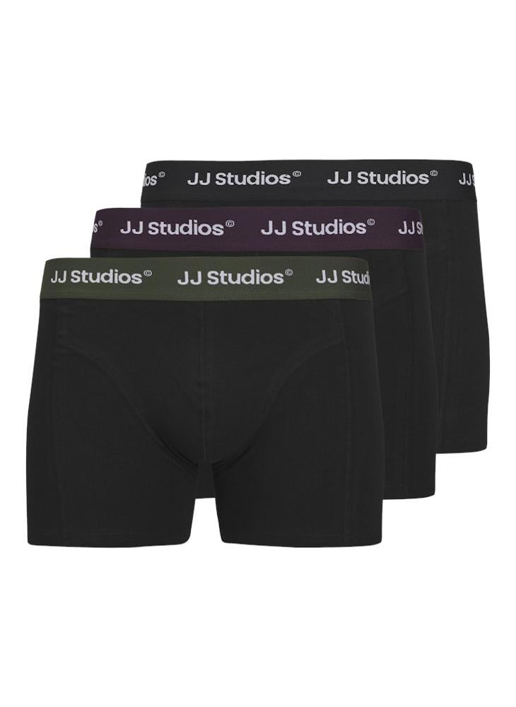 JACK & JONES Jacsoho Jacsoho Solid 3 Pack Trunks - Image 1