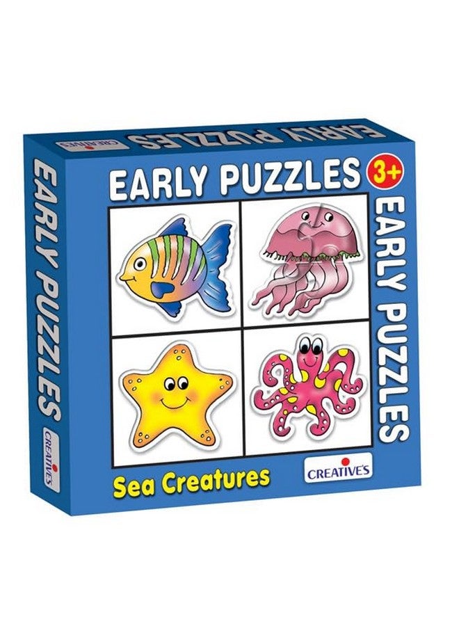 Creative Educational Aids P. Ltd./ Creative's Early Puzzles Step 1 -Sea Creatures Puzzle | Early Puzzle Step -1 Series | Educational Puzzles Game | Fun To Learn Game | Knowledge of Sea Creatures (Fish, Jellyfish ,Starfish & Octopus) For 3 & Up Kids - Image 4