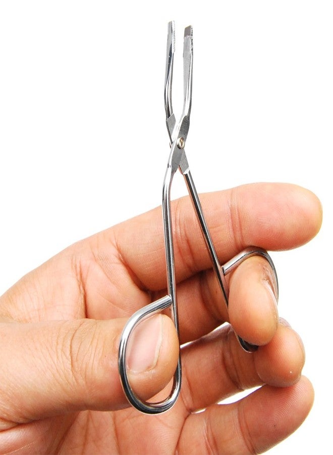 Luxxii (2 Pack) Scissors Tweezers - Stainless Steel Hair Plucker for Hair and Eyebrows Personal Care (Scissors Tweezers 2Pack) - Image 3