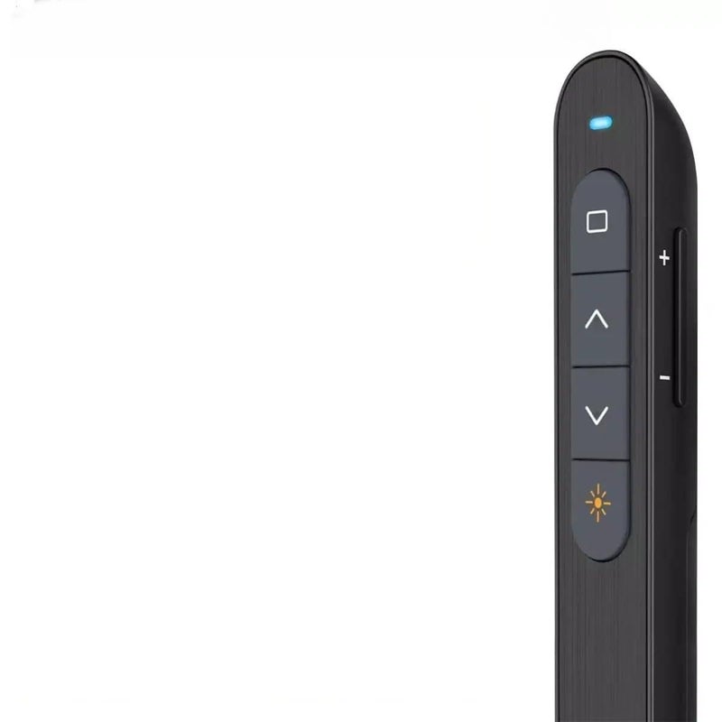 Wireless Presentation Remote Control, Red Laser Pointer, 100ft Range, Compatible with Mac, Windows, Linux, No Battery - Image 1