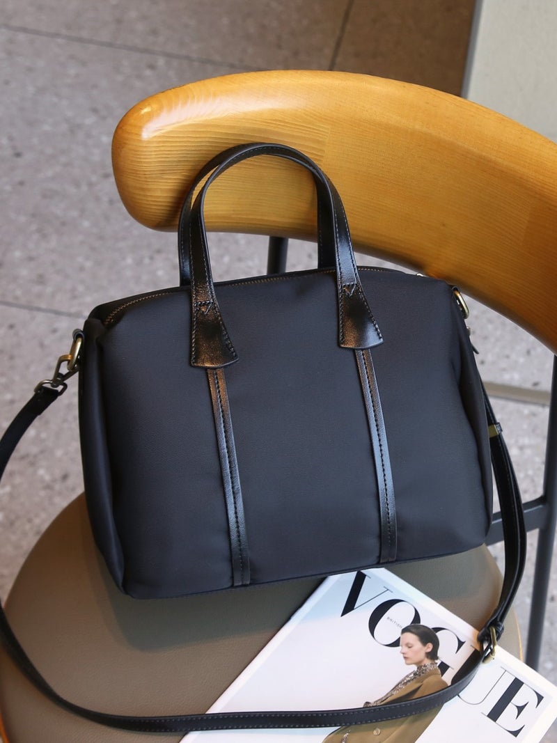 Women'S Shoulder Bag Large Capacity Women'S Contrast Color Shell Fashionable Simple Tote Bag Practical Commuter Bag - Image 2