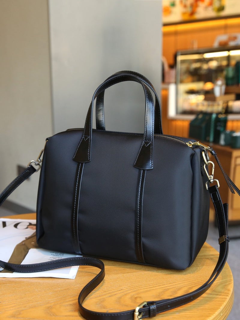 Women'S Shoulder Bag Large Capacity Women'S Contrast Color Shell Fashionable Simple Tote Bag Practical Commuter Bag - Image 4