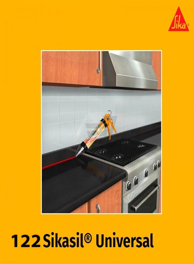 Sika Seal 122 Universal - 280 ml - High quality, multi-purpose silicone - Image 4