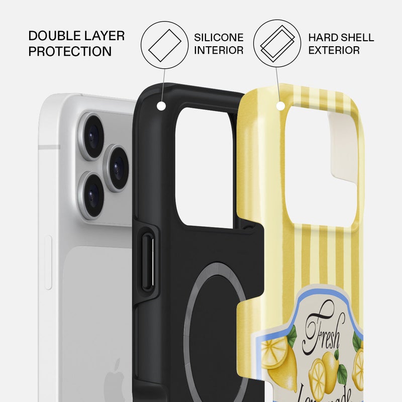 Burga iPhone 17 Pro Max Frizzante Premium Case Compatible with Hybrid Dual-Layer Hard Shell + Silicone Protection - Scratch-Resistant Shockproof Mobile Cover - Image 2