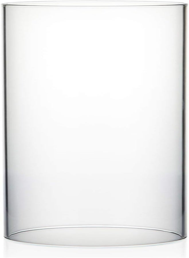 AKDC  Candle Holder Sleeve, Wide 4", Height 12", Clear Glass Cylinder 1 Piece - Image 3