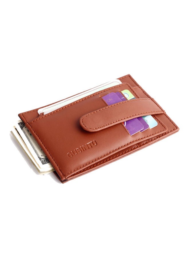 NIBEMINENT Genuine Leather U.S. Dollar Clip, Foreign Trade Wallet Brown  - Image 5