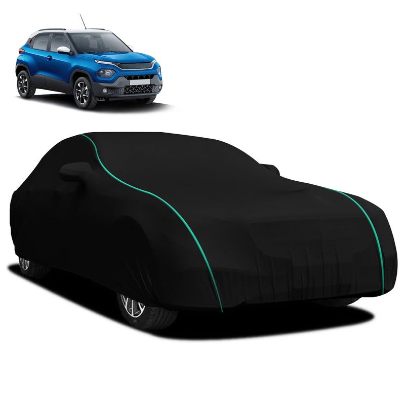 AutoGuys Car Cover Waterproof GL-2 for Tata Punch [Year 2021 Onwards] - Punch Car Cover Dust & UV Protection Punch Car Body Cover with Mirror Pocket Soft Cotton Lining - Image 5