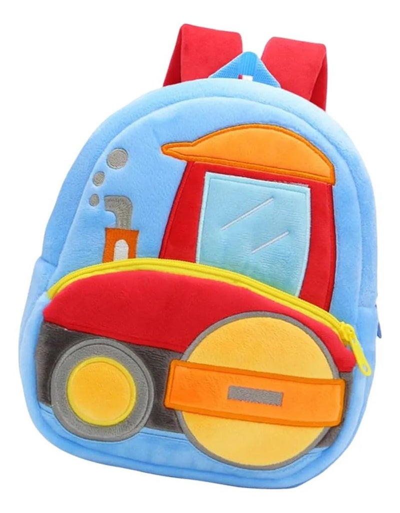 Frantic Colorful Kids School Bag | Spacious, Lightweight & Ideal for Nursery to Class 5 (Sky_Road_Roller_2026_A) - Image 2