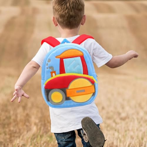 Frantic Colorful Kids School Bag | Spacious, Lightweight & Ideal for Nursery to Class 5 (Sky_Road_Roller_2026_A) - Image 5