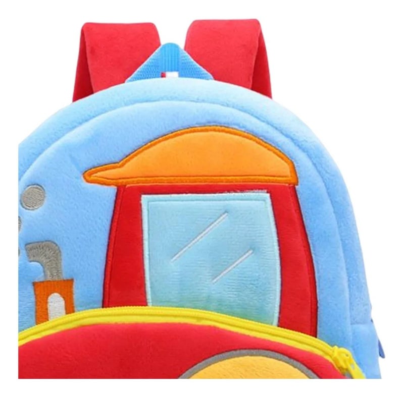 Frantic Colorful Kids School Bag | Spacious, Lightweight & Ideal for Nursery to Class 5 (Sky_Road_Roller_2026_A) - Image 4