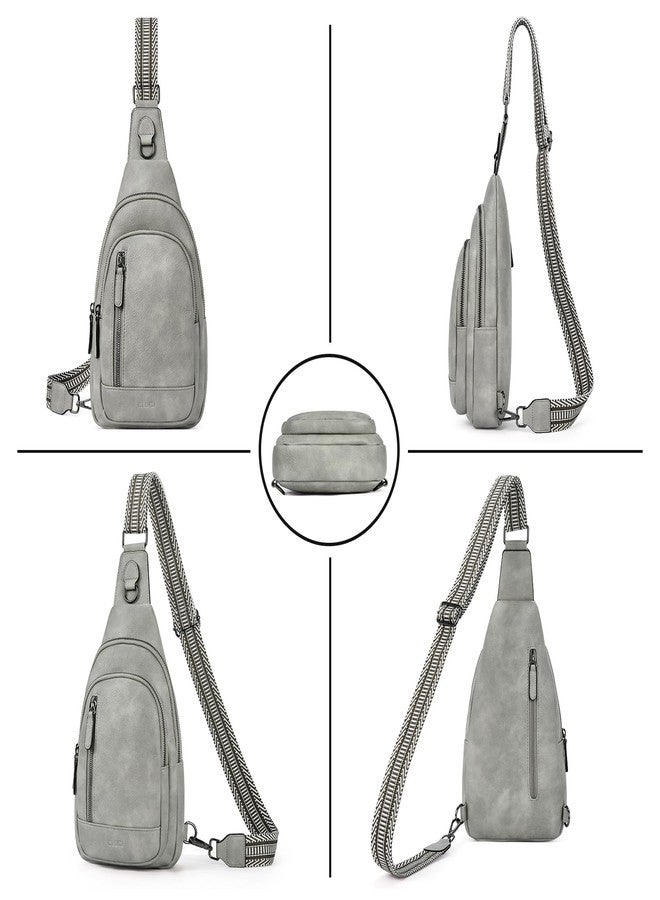 CLUCI Crossbody Bags for Women Men,Leather Sling Bag Cross Body Backpack for Woman Gifts for Women Birthday Unique - Image 5