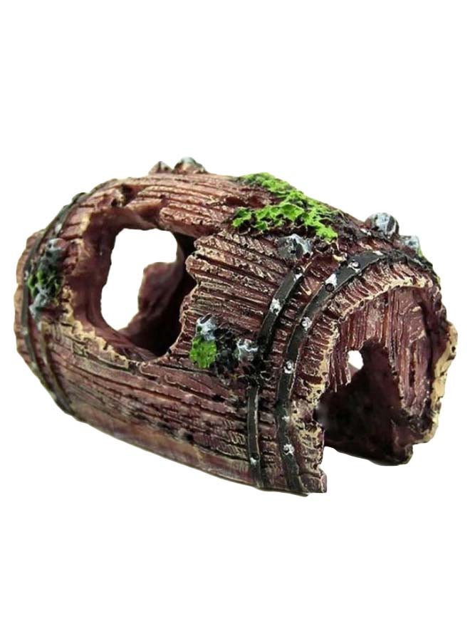 نيبمينينت Aquarium Decorative 3D Broken Barrel Ornament Multicolour
