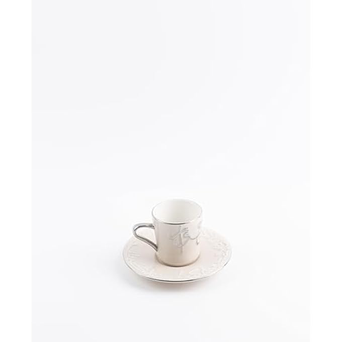 ريحني طقم القهوة التركية 12 قطعة من جيوار بيج سيلفر - Image 2